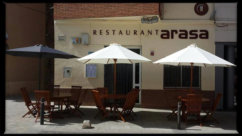 Hostal Restaurante Arasa Santa Bárbara エクステリア 写真