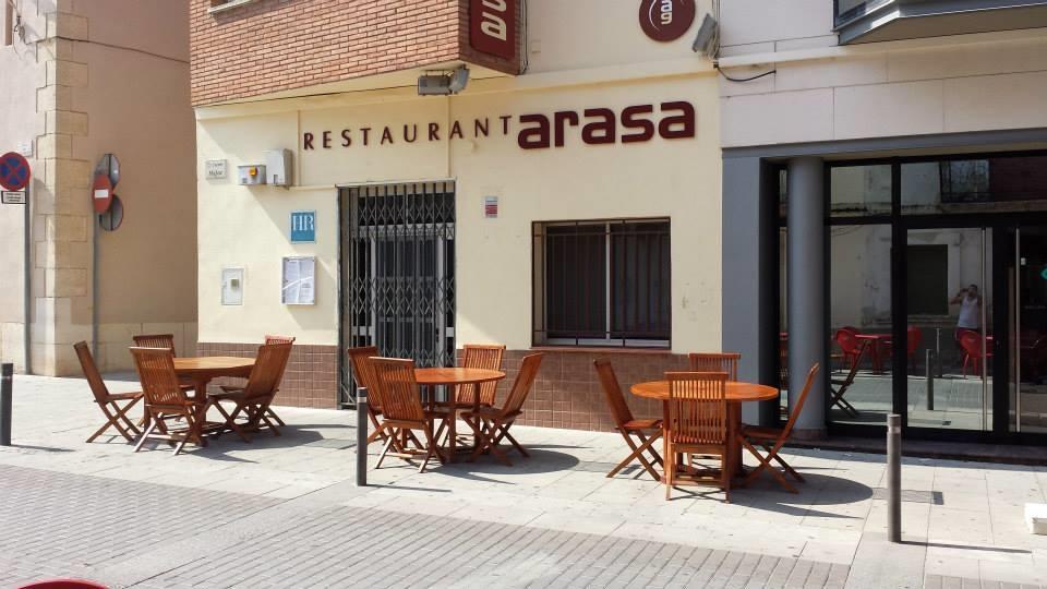 Hostal Restaurante Arasa Santa Bárbara エクステリア 写真
