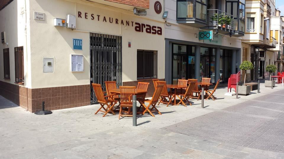 Hostal Restaurante Arasa Santa Bárbara エクステリア 写真